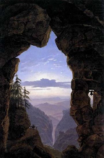 Karl friedrich schinkel The Gate in the Rocks china oil painting image